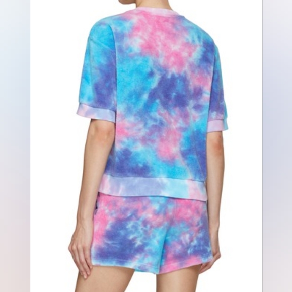 ELECTRIC & ROSEBONSON SPACE TIE DYE TERRY SWEATSHIRT Size L NWT - Picture 3 of 7
